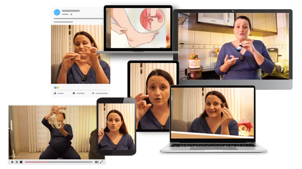 Aulas do curso Parto Mais Fácil